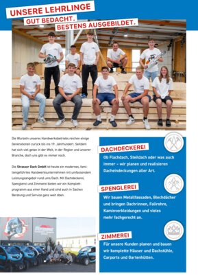 Broschüre der Strasser Dach GmbH